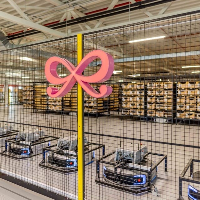 AGV mezzanine flooring at Hunkemöller's new distibution centre